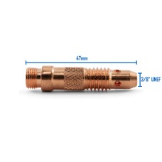WP-17/18/26 TIG COLLET BODY BRASS 1.6mm 12.64G